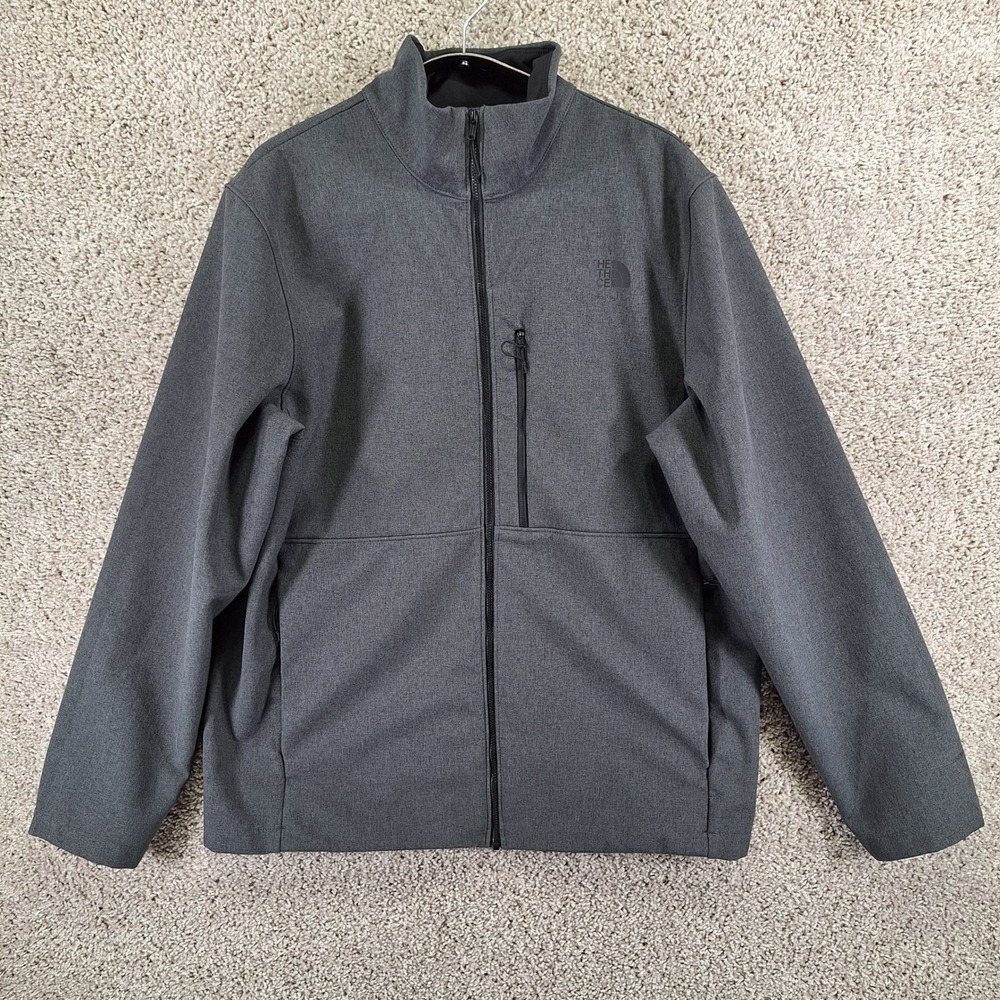 The North Face Jacket Mens L Grey Apex Bionic Softshell Full Zip Outdoor